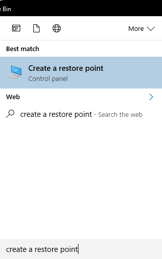 Failed To Create Restore Point On Volume Vista