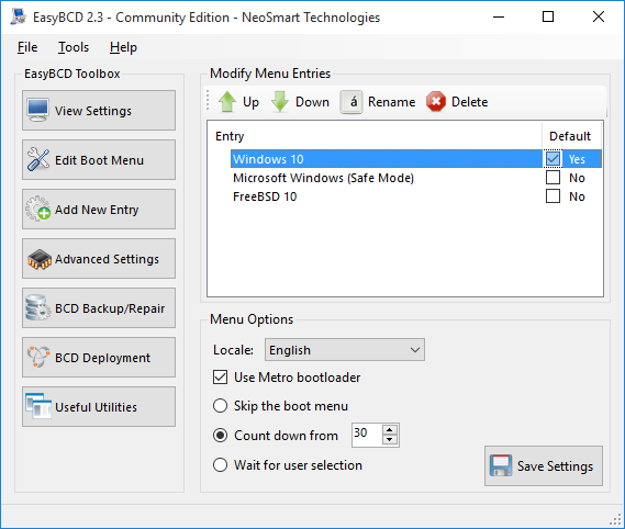 how to create a bootable partition on hard drive EasyBCD 2.2