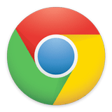 New chrome logo