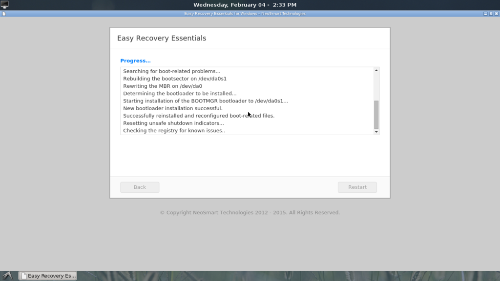 easy recovery essentials windows 10 free trial