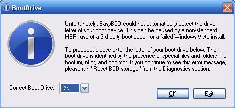 EasyBCD could not auto detect Boot Device.JPG