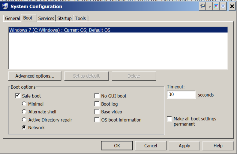 Msconfig Boot tab w normal startup.PNG