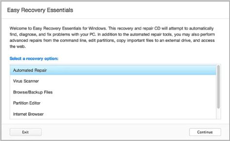 easy recovery essentials for windows 7 iso