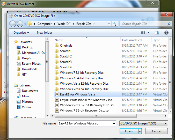 how to burn videos to dvd windows 7 from dropbox