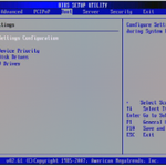 American Megatrends BIOS Boot Select