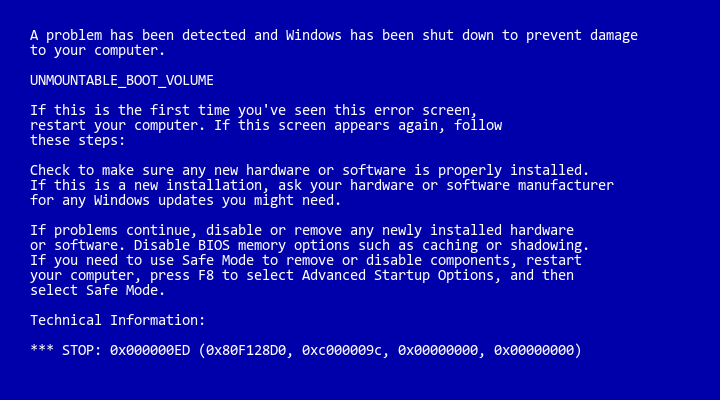 Run Chkdsk F Blue Screen Vista