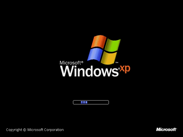 Windows XP Boot Screen