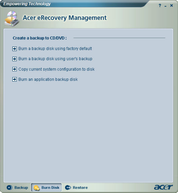 Mártir Telégrafo Mansedumbre Acer Recovery Disk: Guide for Windows XP, Vista, 7, 8