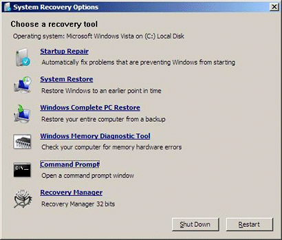 gateway recovery manager error 205