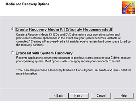 Making A Windows Recovery Disk Vista