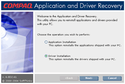 compaq windows xp boot disk