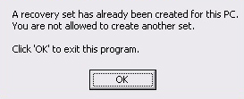 Compaq laptop recovery disk