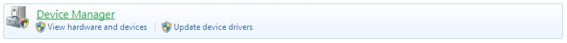 Device Manager in Windows Vista