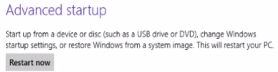 Windows 8 Advanced Startup