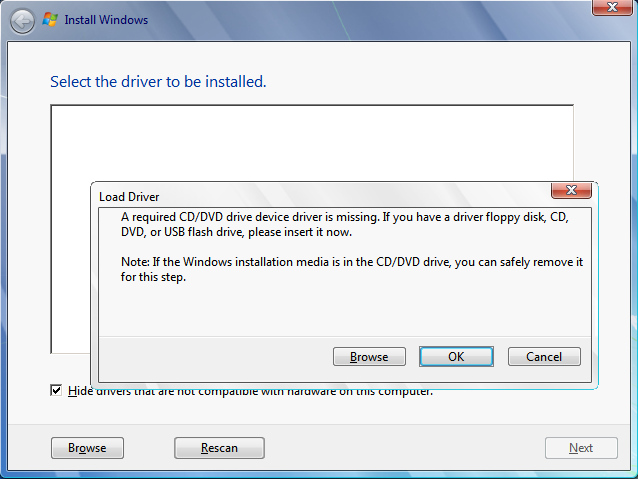 Windows is driver is required что делать